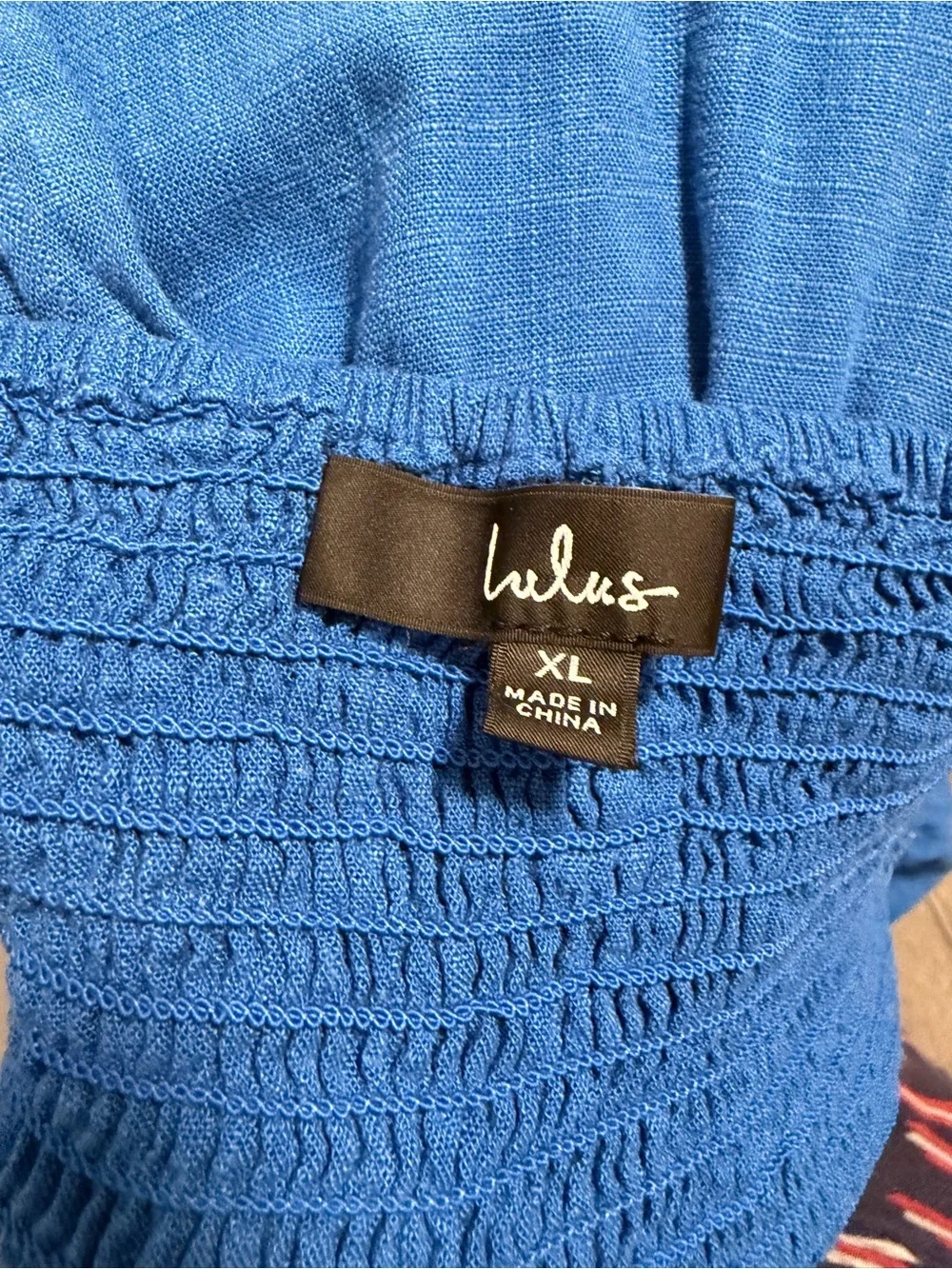 Effortlessly Endearing Blue Puff Sleeve Smocked Mini Dress